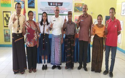 Launching Website Sekolah SMPN 7 Maret Hadakewa, Begini Pesan Esensial Kadis Pendidikan Kabupaten Lembata